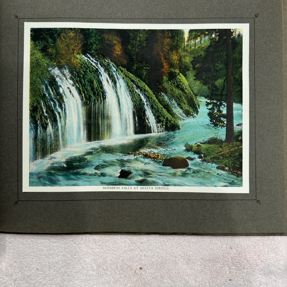 The Shasta Route Vintage Illustrated Booklet - Olive Green & Gold - Picture 8 of 10